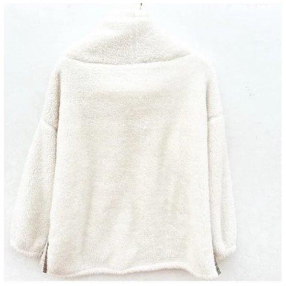 NWOT-Sundance Ivory Sasha Cozy Sweatshirt - L - Picture 3 of 6
